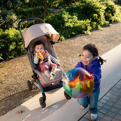 Joolz Aer2 Sandy Taupe Compact Travel Stroller