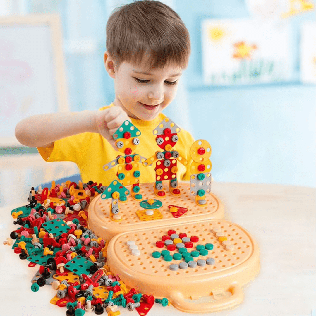 ToyBox™ DIY Montessori Tool Box Set for Kids – Creative STEM Building To