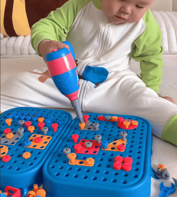 ToyBox™ DIY Montessori Tool Box Set for Kids – Creative STEM Building To