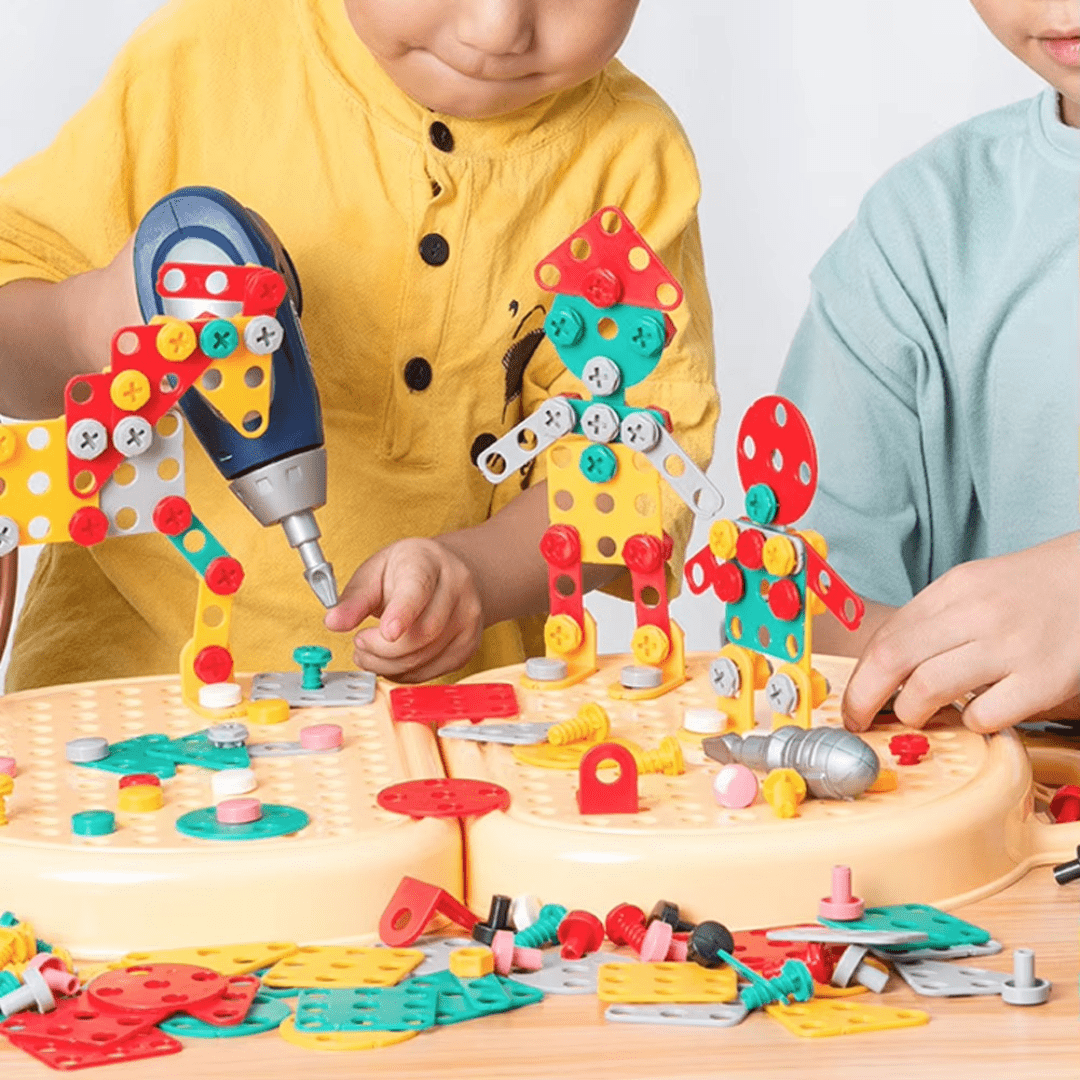 ToyBox™ DIY Montessori Tool Box Set for Kids – Creative STEM Building To