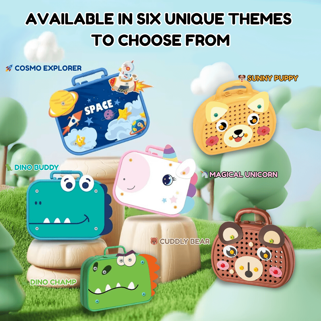 ToyBox™ DIY Montessori Tool Box Set for Kids – Creative STEM Building To