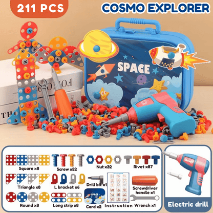 ToyBox™ DIY Montessori Tool Box Set for Kids – Creative STEM Building To