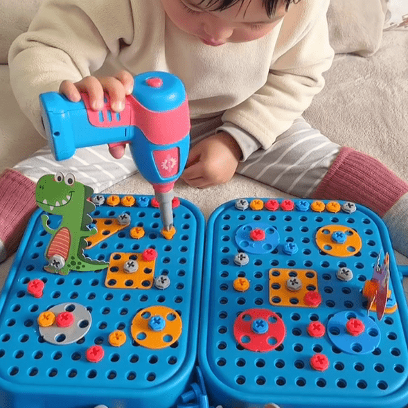 ToyBox™ DIY Montessori Tool Box Set for Kids – Creative STEM Building To