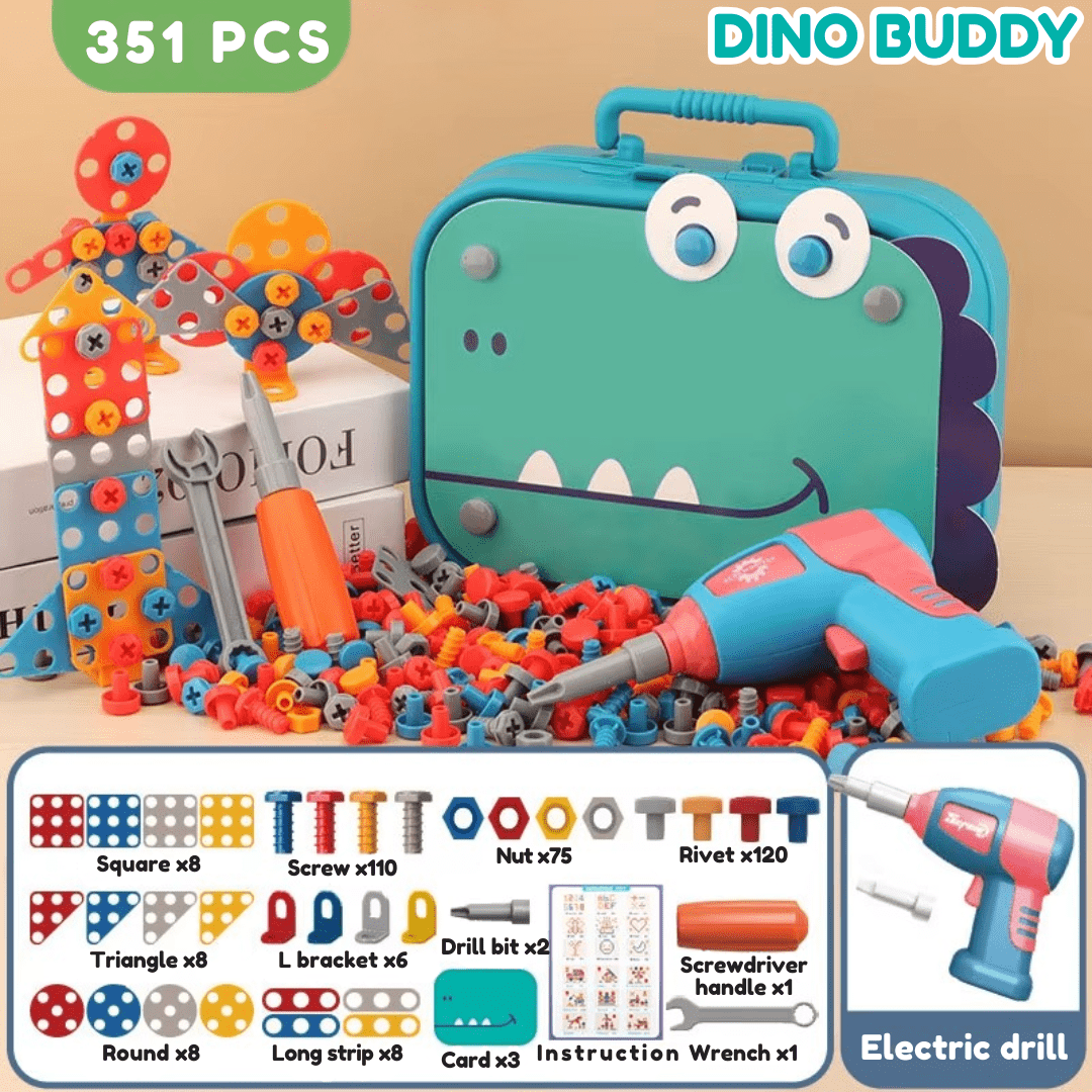 ToyBox™ DIY Montessori Tool Box Set for Kids – Creative STEM Building To