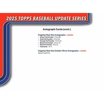 2025 Topps Update Series Baseball Fat Pack
