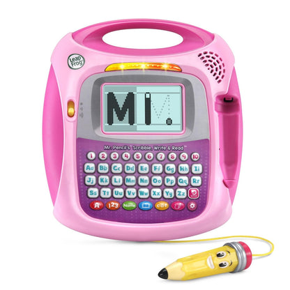 LeapFrog Mr. Pencil’s Scribble, Write & Read – Pink Educational Toy for Kids Ages 3+