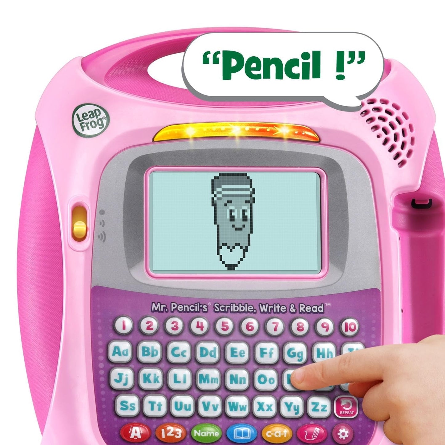 LeapFrog Mr. Pencil’s Scribble, Write & Read – Pink Educational Toy for Kids Ages 3+