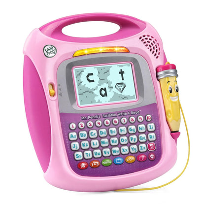 LeapFrog Mr. Pencil’s Scribble, Write & Read – Pink Educational Toy for Kids Ages 3+
