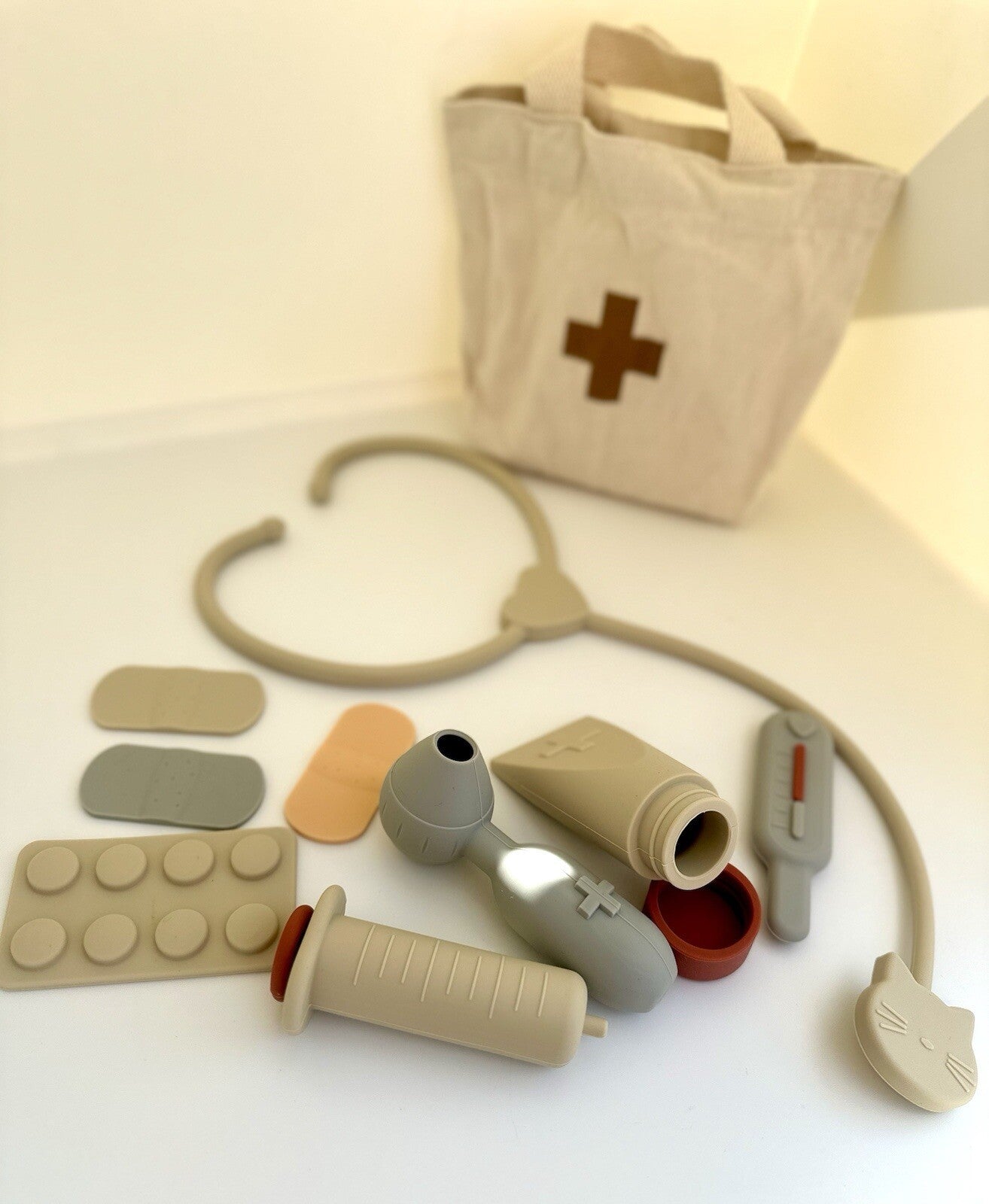 Kids Doctor Play Set – Silicone Medical Role Play Toy Ages 3+