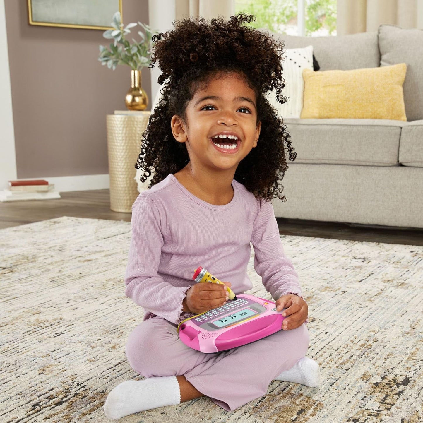 LeapFrog Mr. Pencil’s Scribble, Write & Read – Pink Educational Toy for Kids Ages 3+