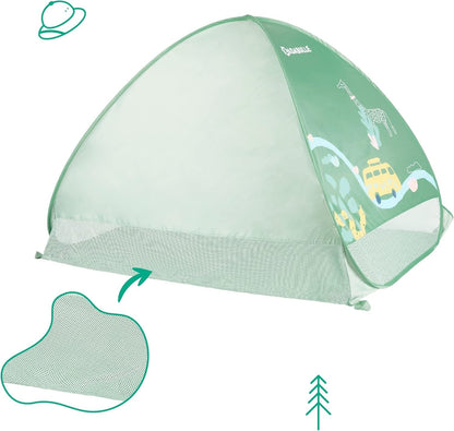 Badabulle Baby Sun Tent with UV Protection UPF 50+ – Portable Baby Sun Shade