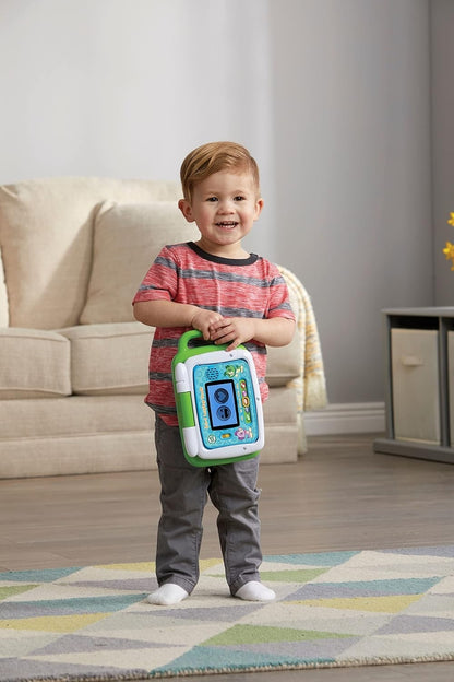 LeapFrog 2-in-1 LeapTop Touch Laptop – Green Learning Tablet for Kids Ages 2+ with 10 Modes of Play