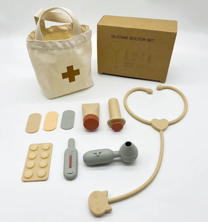 Kids Doctor Play Set – Silicone Medical Role Play Toy Ages 3+