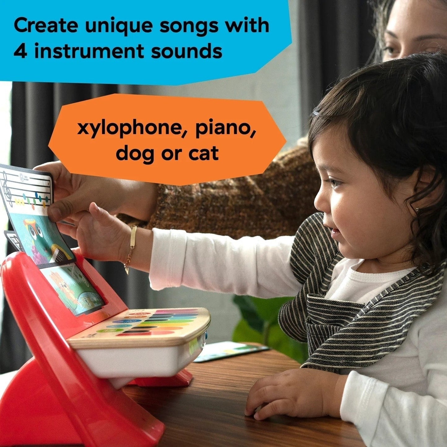 Baby Einstein First Tunes Piano & Shakers Musical Gift Set for Babies Ages 6+ Months