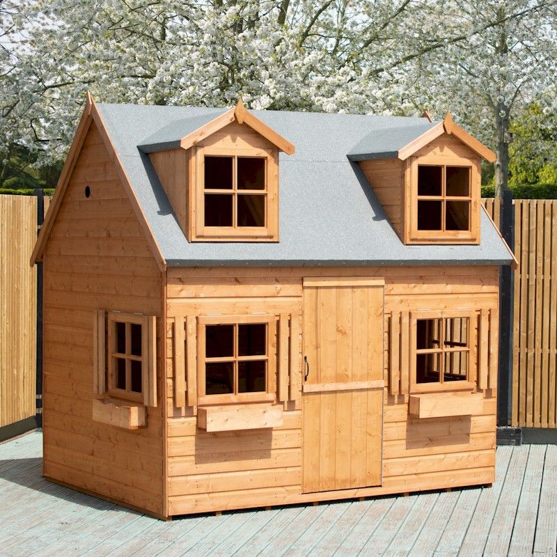 Shire Hatter's House 8x6ft Wooden Garden Playhouse