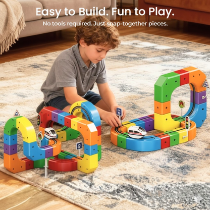 ToyBox™ Magic 3D Train Track – Creative Electric Toy for Kids