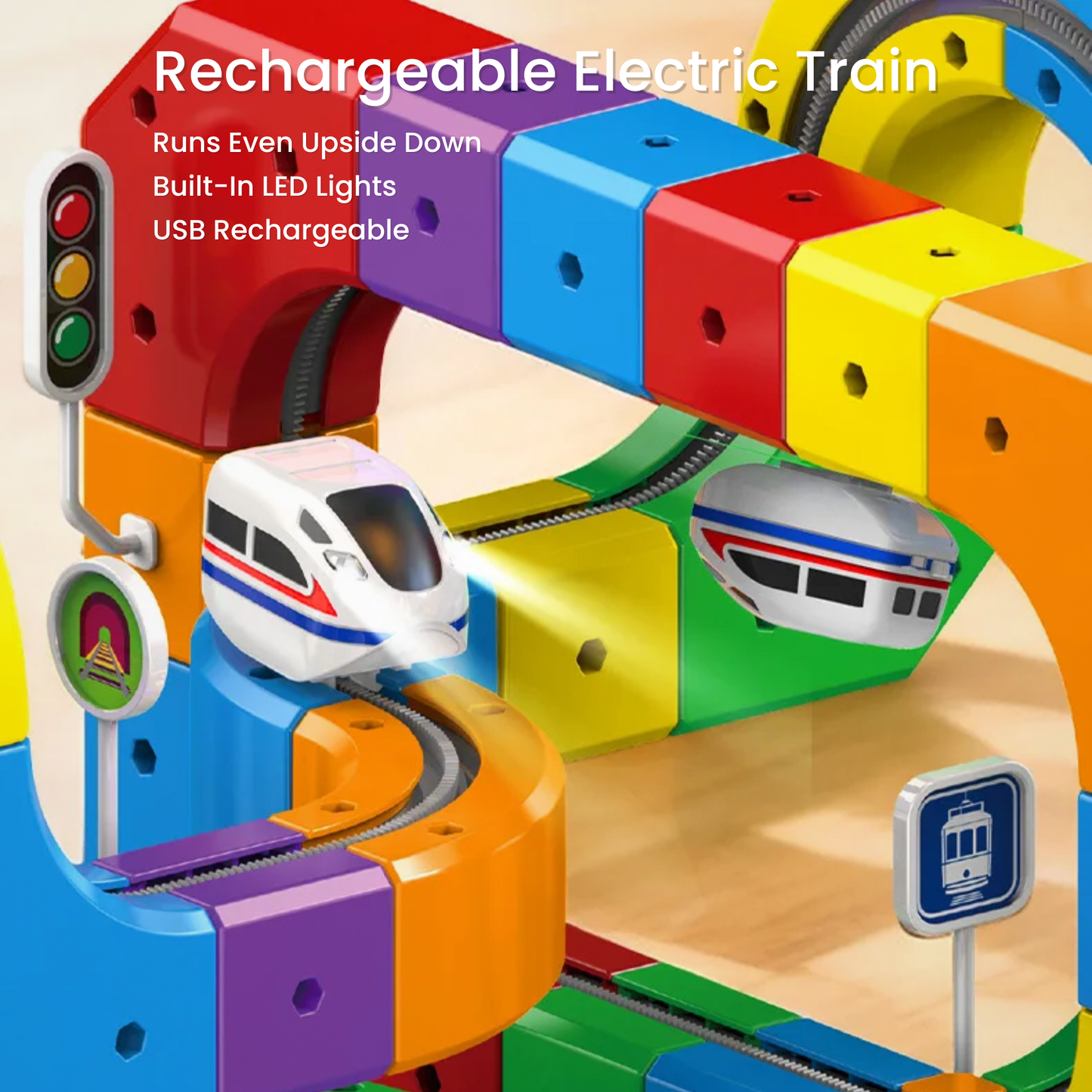 ToyBox™ Magic 3D Train Track – Creative Electric Toy for Kids