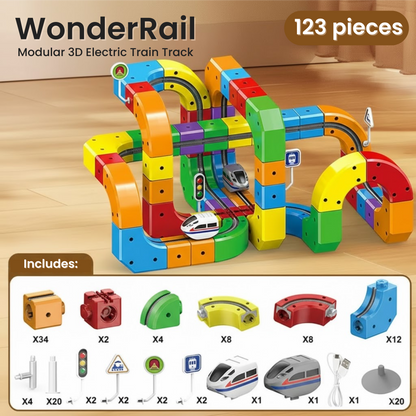 ToyBox™ Magic 3D Train Track – Creative Electric Toy for Kids