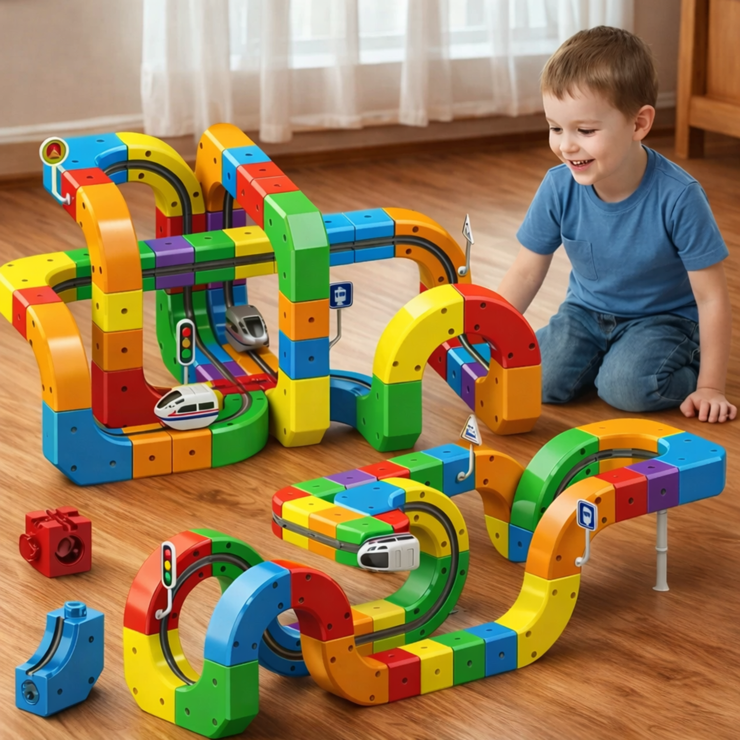 ToyBox™ Magic 3D Train Track – Creative Electric Toy for Kids