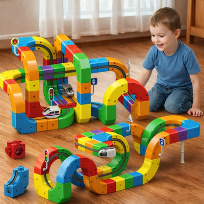 ToyBox™ Magic 3D Train Track – Creative Electric Toy for Kids